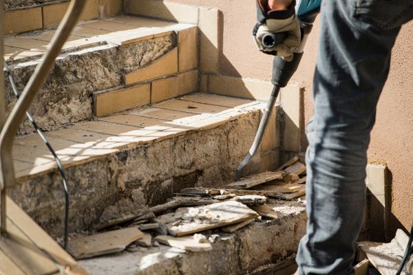 Concrete Stair Demolition in Columbus