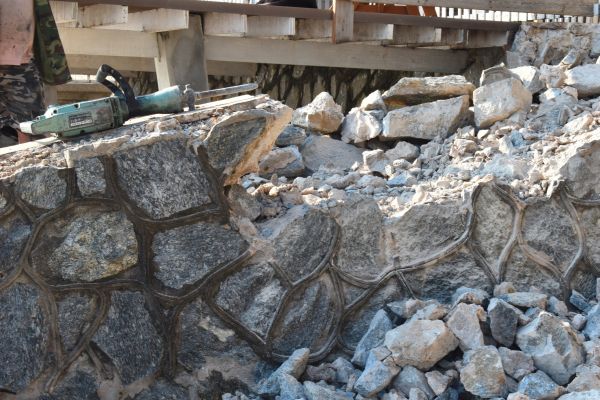 Retaining Wall Demolition in Columbus